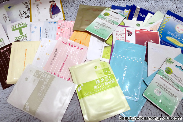 A Whole Lotta Facial Sheet Masks