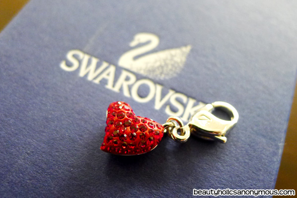 Swarovski Heart Charm
