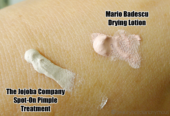 Battle of the Zit Busters: Mario Badescu vs The Jojoba Company Unblended