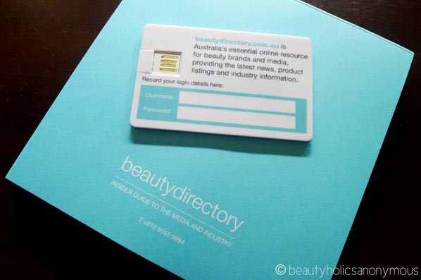 Beauty Directory USB and Notepad