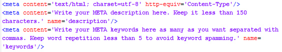 Blogger Meta Description