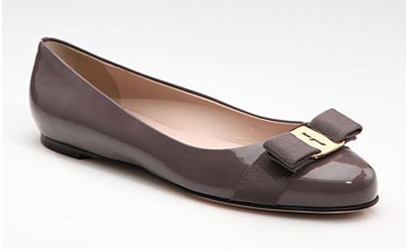 Salvatore Ferragamo - Varina Patent Ballet Flats