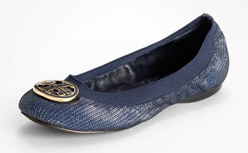 Tory Burch Caroline Glitter Ballet Flats