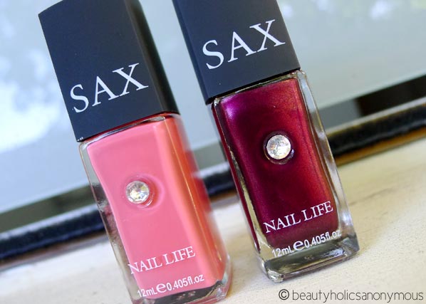 SAX Cosmetics Nail Polish in No 54 and No 60