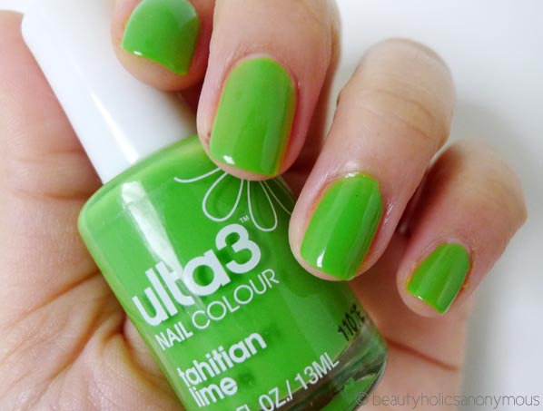 Ulta3 Nail Polish in Tahitian Lime