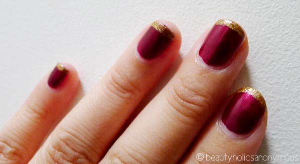 Celebrating the Chinese New Year with Red and Gold Nails