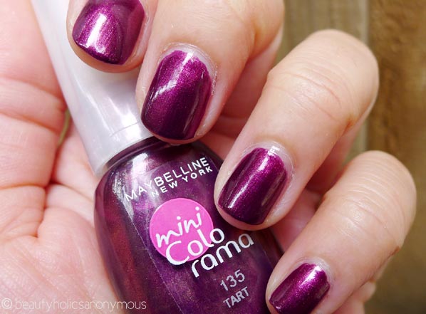 Maybelline New York Mini Colorama Nail Colour in 135 Tart Swatch