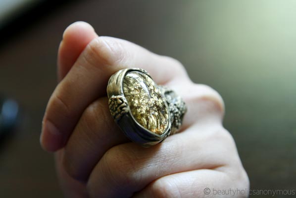 Wearing the YSL Arty Ring