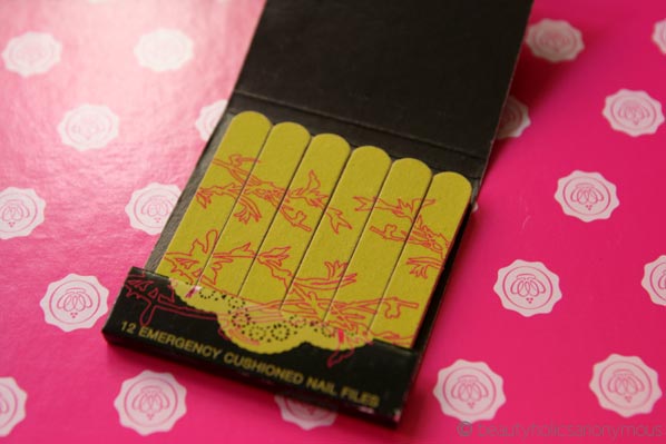 Love Birds Emergency Mini Nail Files