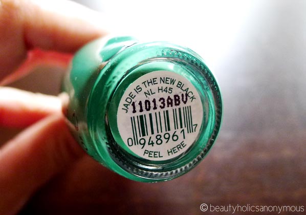 OPI Jade Is the New Black