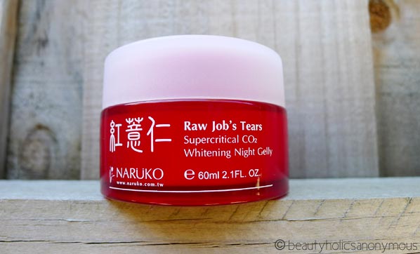 Naruko Raw Job's Tears Supercritical CO2 Whitening Night Gelly