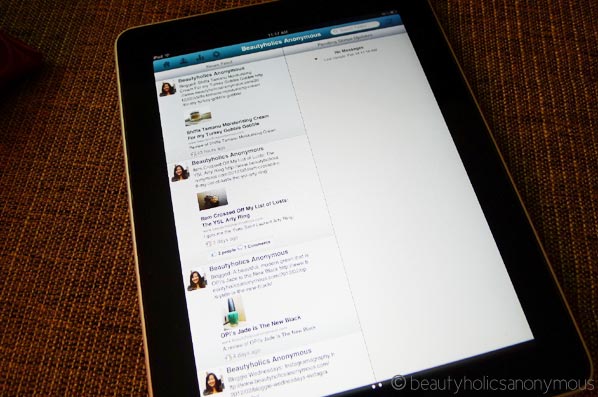 HootSuite on iPad