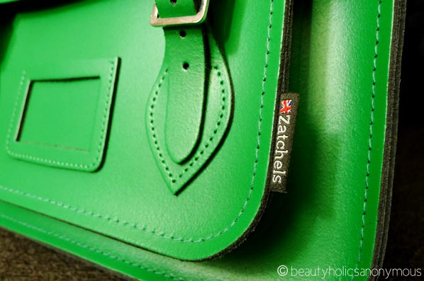 Zatchels Green Leather Satchel