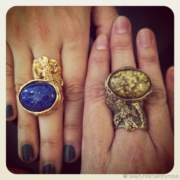 LeGeeque and I with our Arty Rings