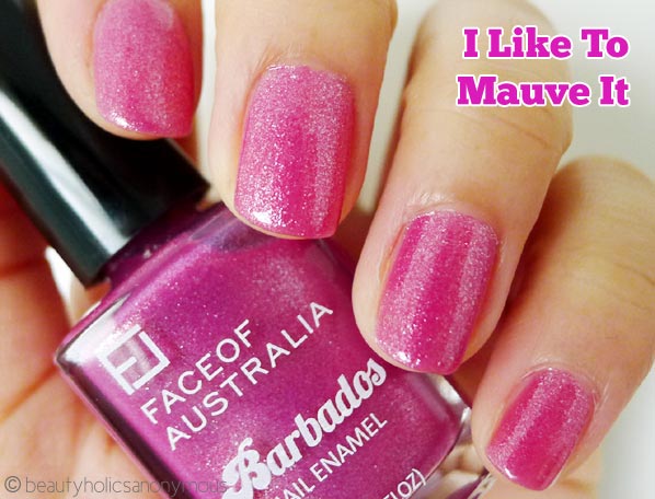 Face of Australia Barbados - I Like To Mauve It