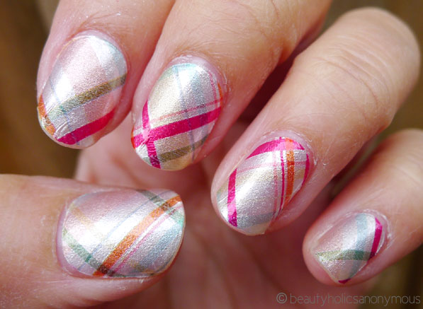 Sally Hansen Salon Effects in Mad For Plaid