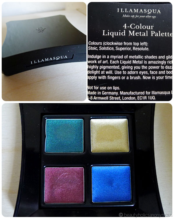 Illamasqua 4-Colour Liquid Metal Palette