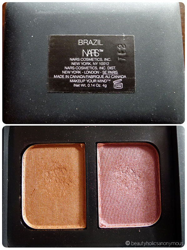 NARS Eyeshadow Duo in Brazil