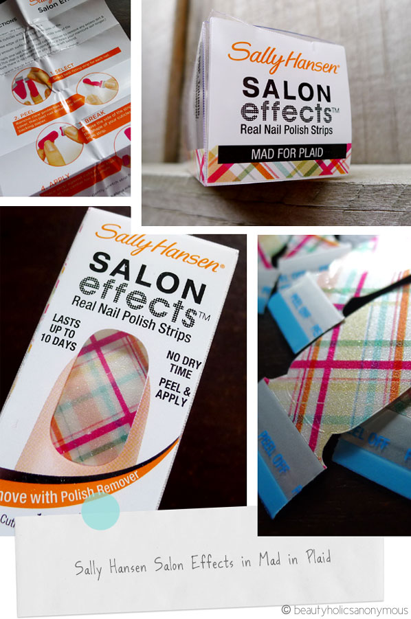 Sally Hansen Salon Effects in Mad For Plaid