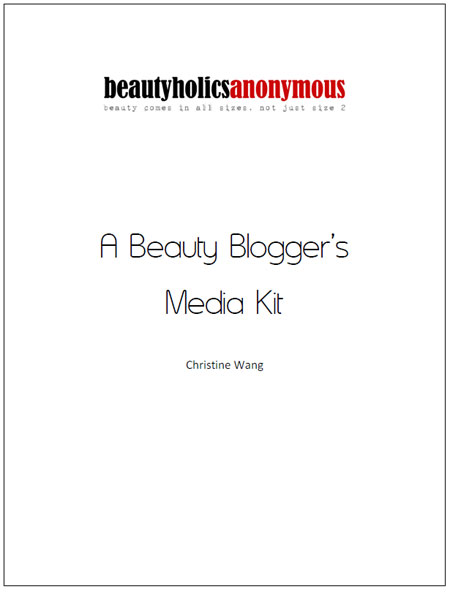 A Beauty Blogger's Media Kit