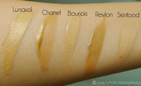 Foundation Swatches