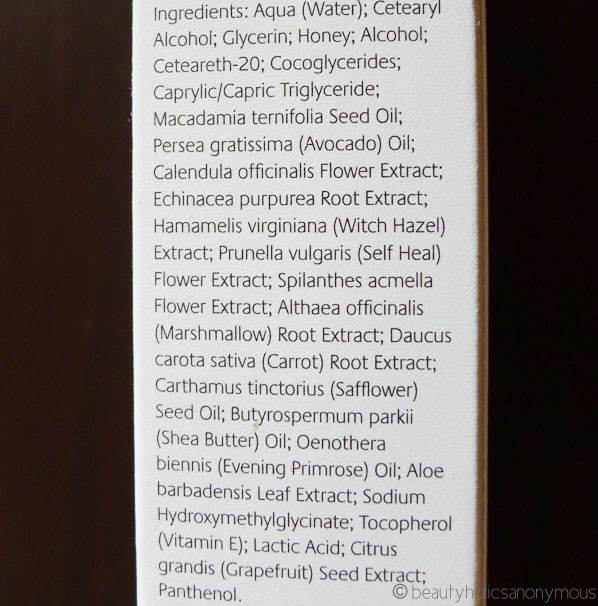 Jurlique Calendula Cream Ingredients