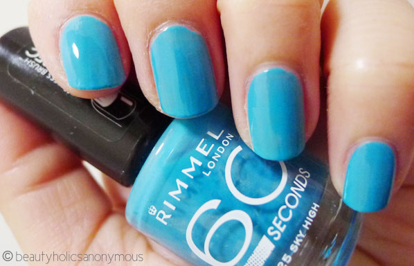 Rimmel London 60 Seconds Nail Polish in 825 Sky High