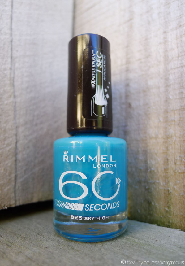 Rimmel London 60 Seconds Nail Polish in 825 Sky High