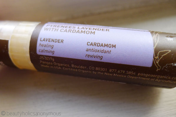 Pangea Organics Pyrenees Lavender with Cardamom Lip Balm