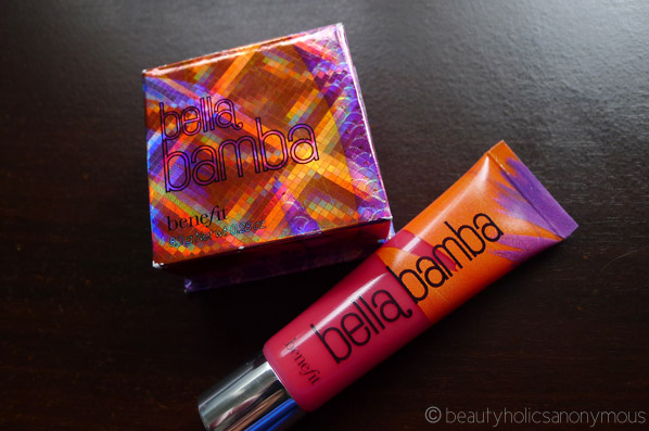 Matching Lips To Cheeks with Benefit's Bella Bamba Ultra Plush Lip Gloss