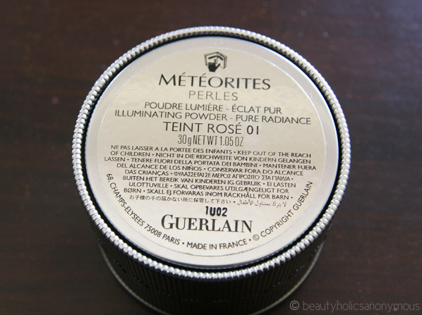 Guerlain Meteorites Perles Illuminating Powder in Teint Rose