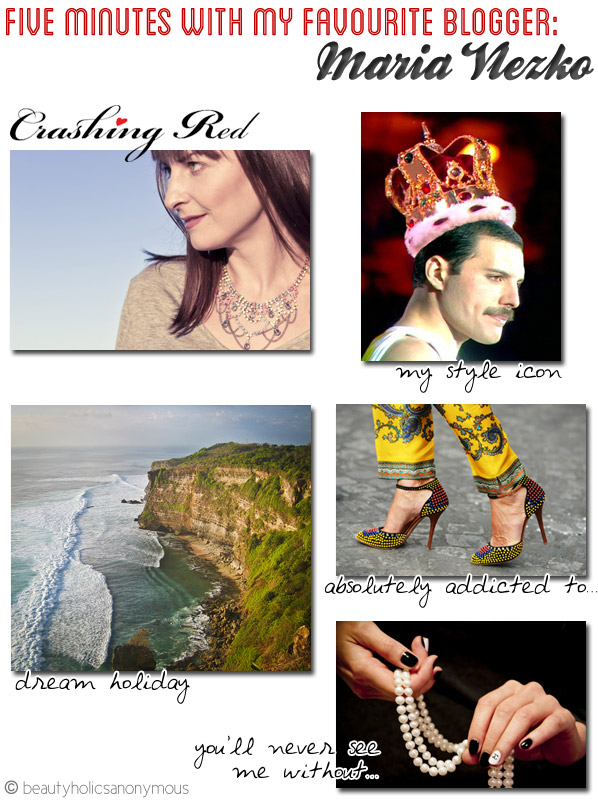 Five Minutes with My Favourite Blogger: Maria @ Crashing Red