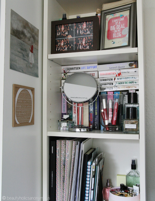 White Shelves in Study