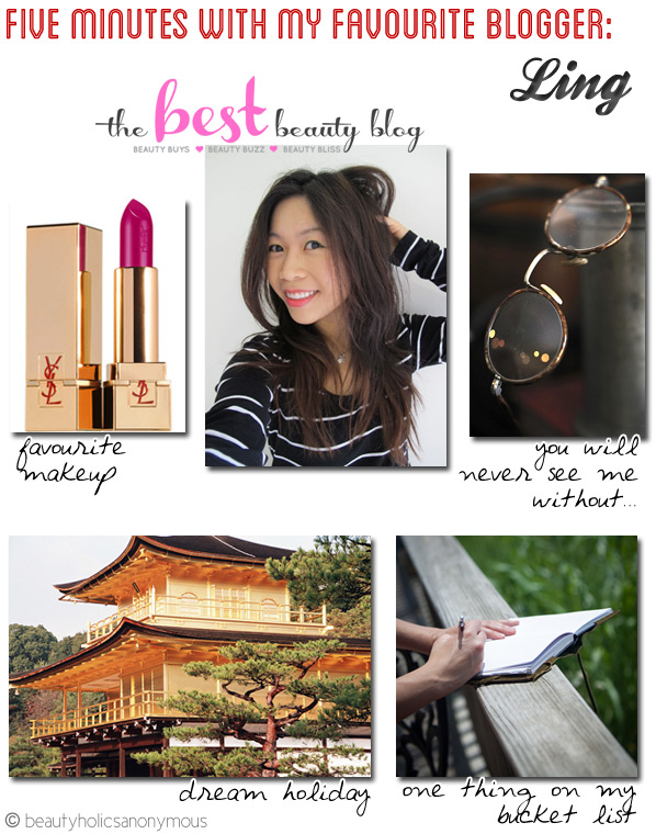 Five Minutes with My Favourite Blogger: Ling Tung of The Best Beauty Blog