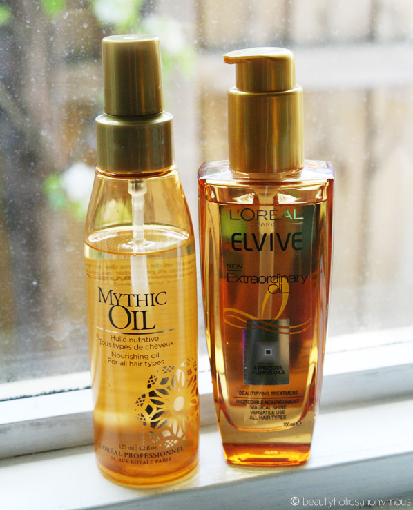 L'Oréal's Hair Oils: Professional vs Paris. Mythic Oil vs