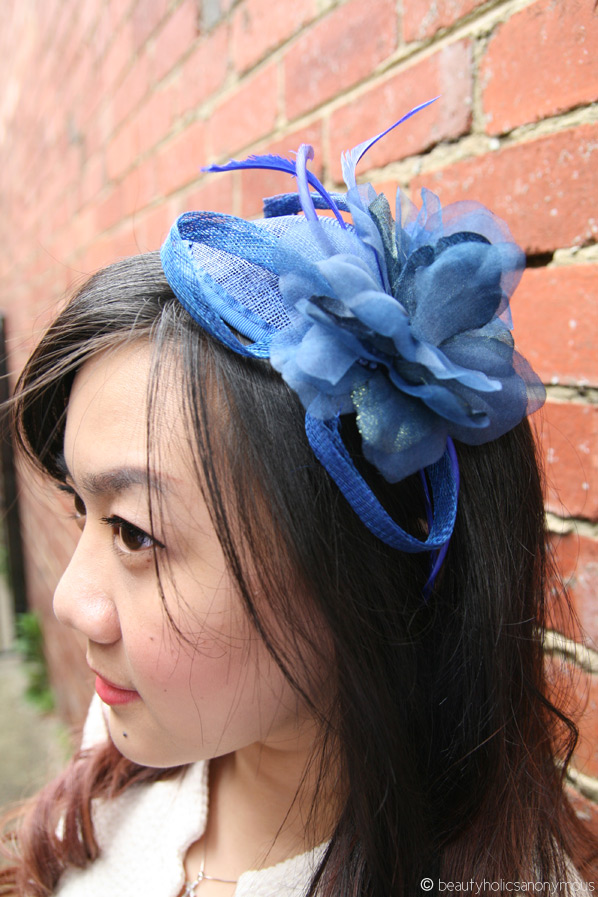 Blue Fascinator from Fashion Addict