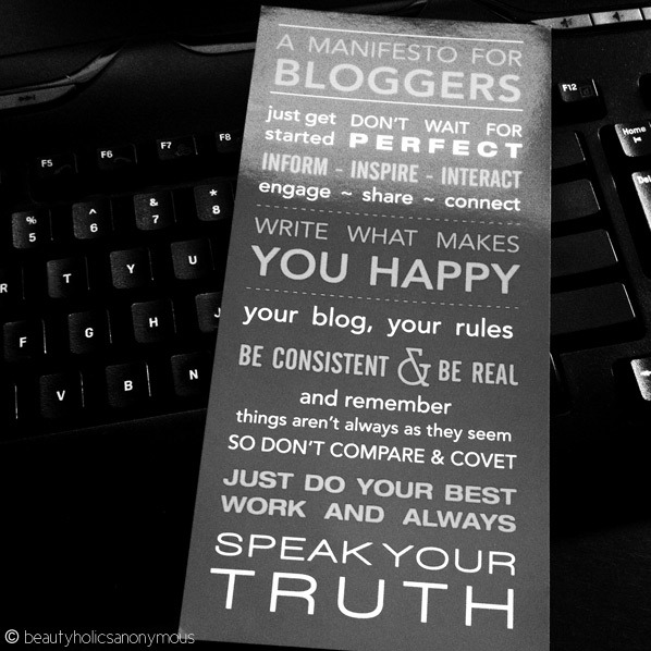 A Manifesto for Bloggers