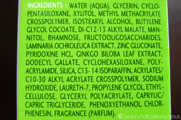 Bioderma Sebium Mat Anti-Shine Fluid Ingredients