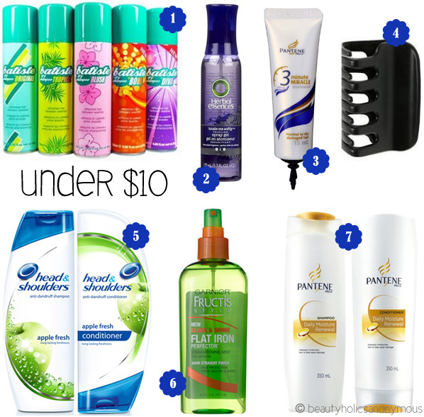 Beauty That Won't Break The Bank: Haircare (Under $10)
