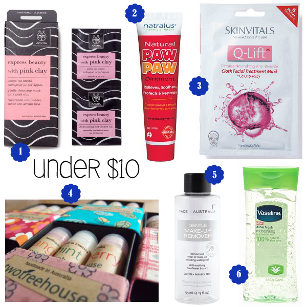 Beauty That Won't Break The Bank: Skin and Body Care (Under $10)