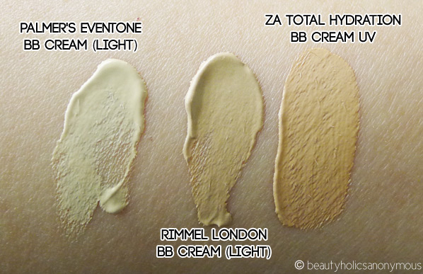 BB Cream Swatches