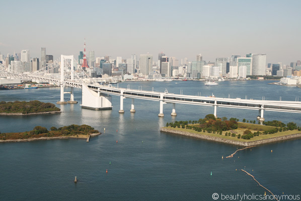 View of Tokyo from Odaiba's Fuji TV Building