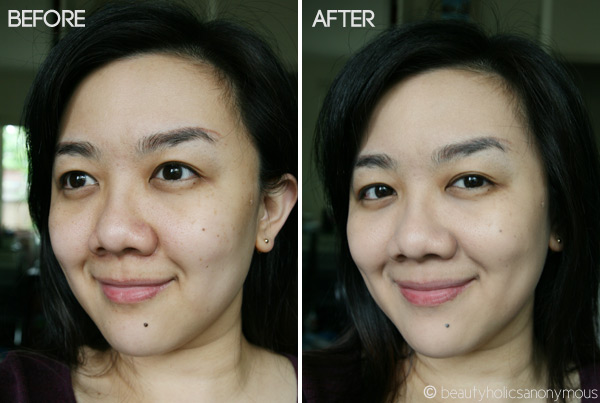 Revlon ColorStay Whipped Créme Makeup Before and After
