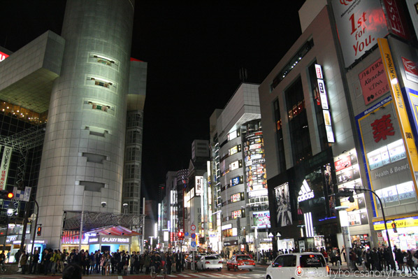 The Busy Intersection at Shibuya