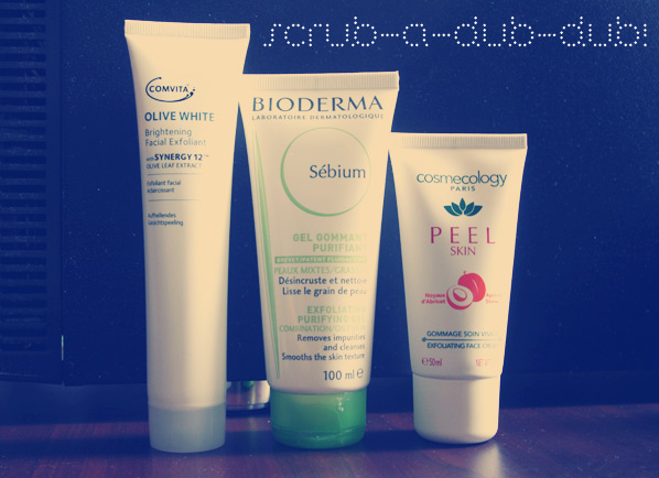 Scrub-A-Dub-Dub, Three Scrubs In A Tub (Featuring Comvita, Cosmecology and Bioderma)