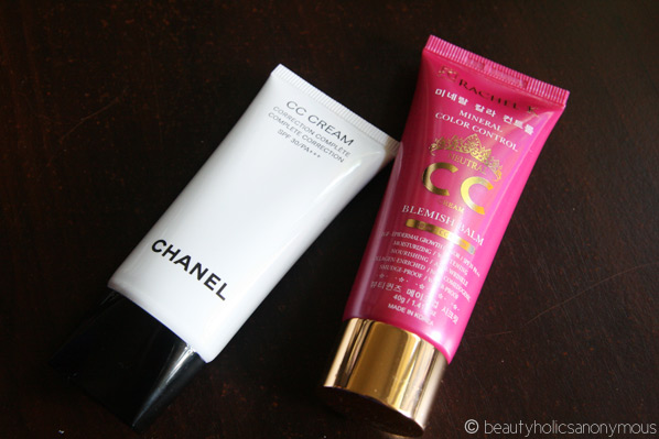 Chanel and Rachel K CC creams