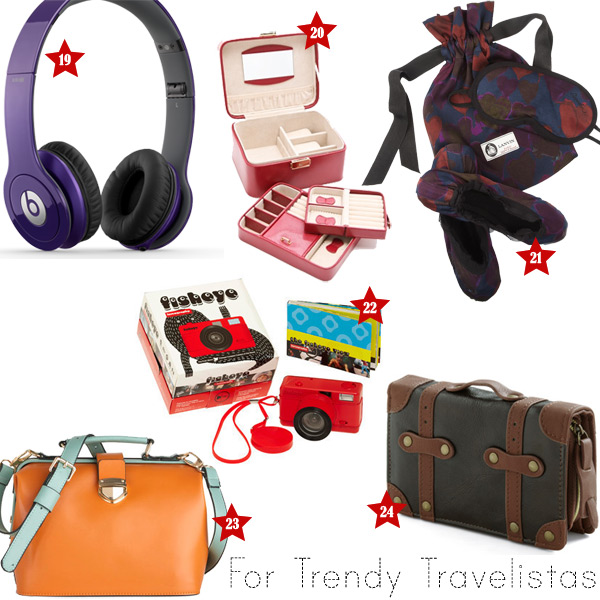 Holiday Gift Ideas: Trendy Travelistas