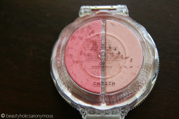 Jill Stuart Blush Blossom Dual Cheek in 09 Embellished Mimosa