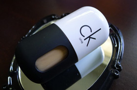 ck one Color 3-in-1 Face Makeup with SPF 8 Sunscreen: Thank Heavens You Don't Smell Like The Perfume!