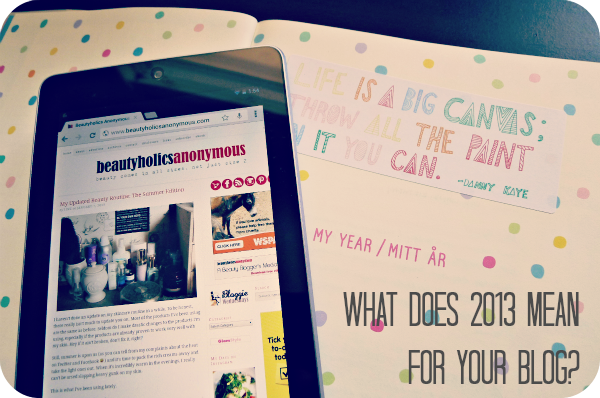 Bloggie Wednesdays: What Does 2013 Mean For Your Blog?